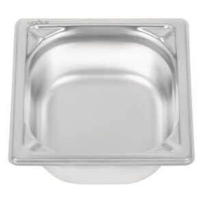 Vogue Heavy Duty Stainless Steel 1/6 Gastronorm Pan 65mm