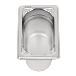 Vogue Heavy Duty Stainless Steel 1/9 Gastronorm Pan 100mm