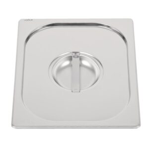 Vogue Heavy Duty Stainless Steel 1/2 Gastronorm Pan Lid