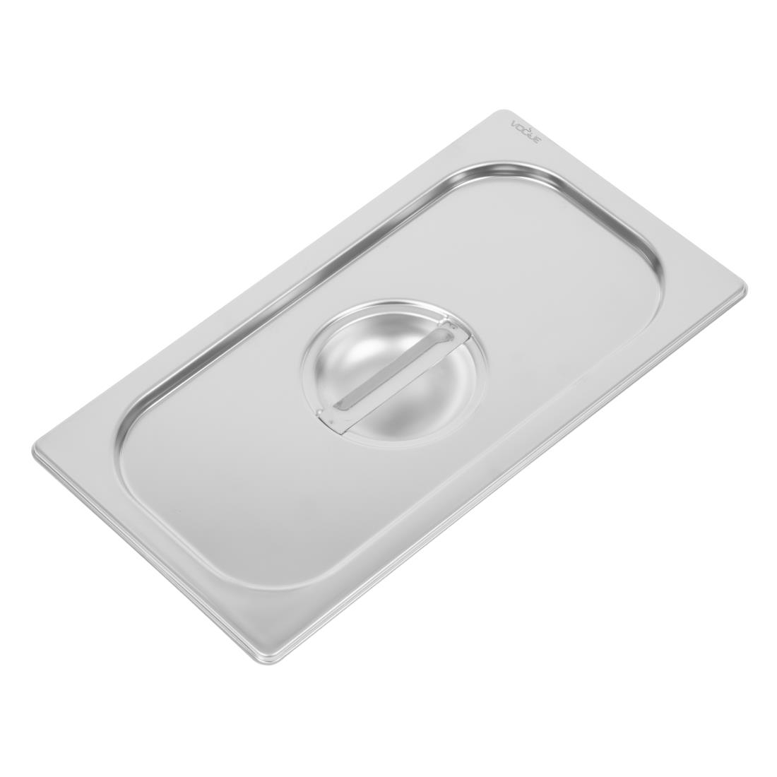 Vogue Heavy Duty Stainless Steel 1/3 Gastronorm Pan Lid - Image 6