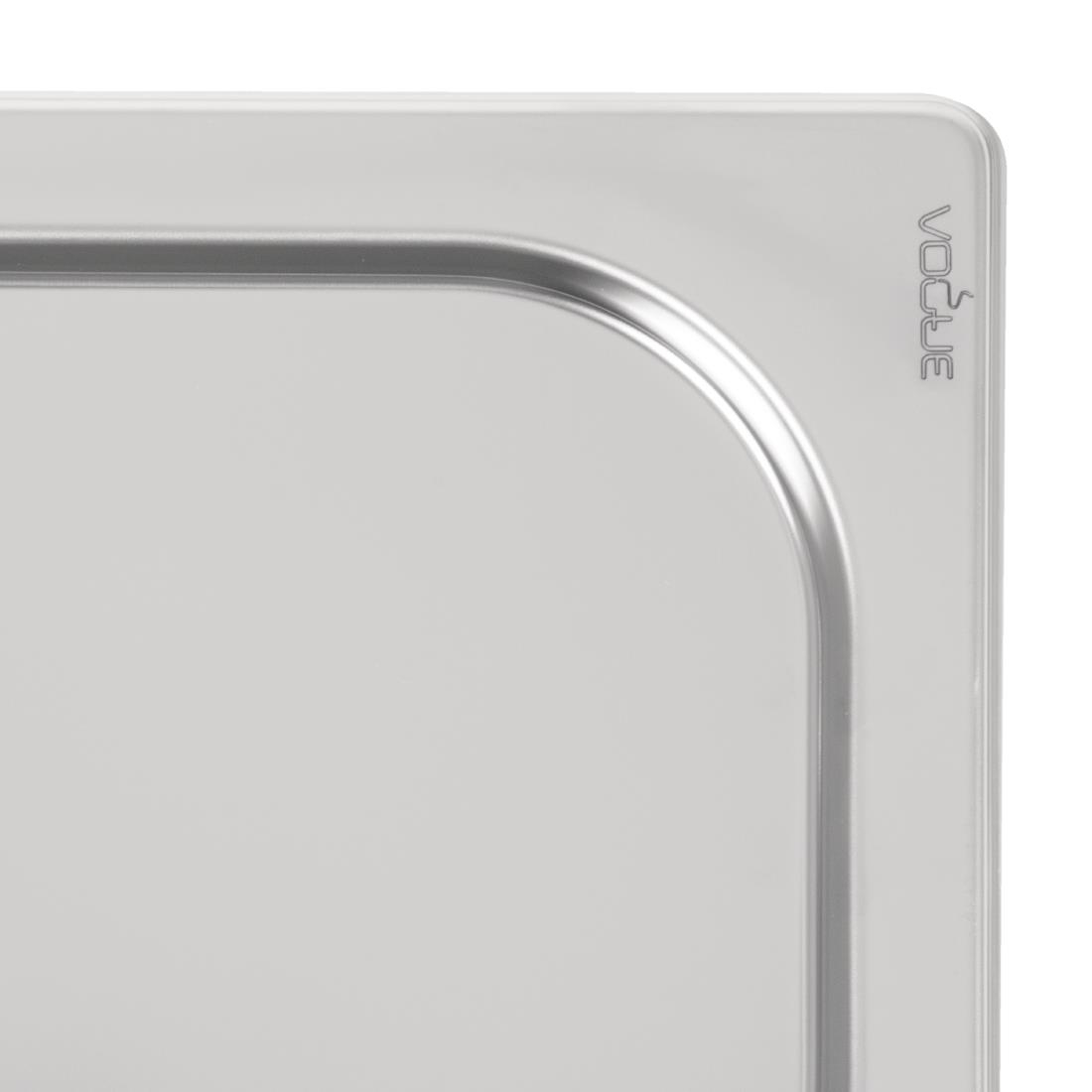 Vogue Heavy Duty Stainless Steel 1/3 Gastronorm Pan Lid - Image 5