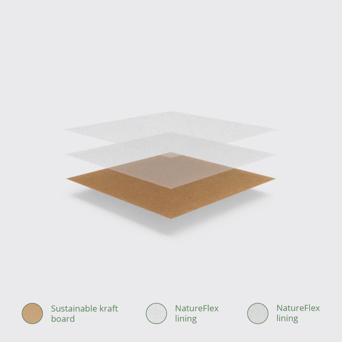 Vegware Compostable Kraft Sandwich Bags With PLA Window Large (Pack of 1000) - Image 3