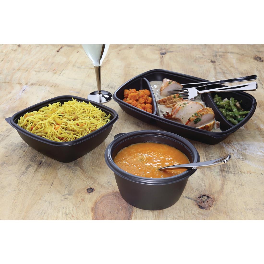 Fastpac Small Round Food Containers 375ml / 13oz (Pack of 500) - Image 6