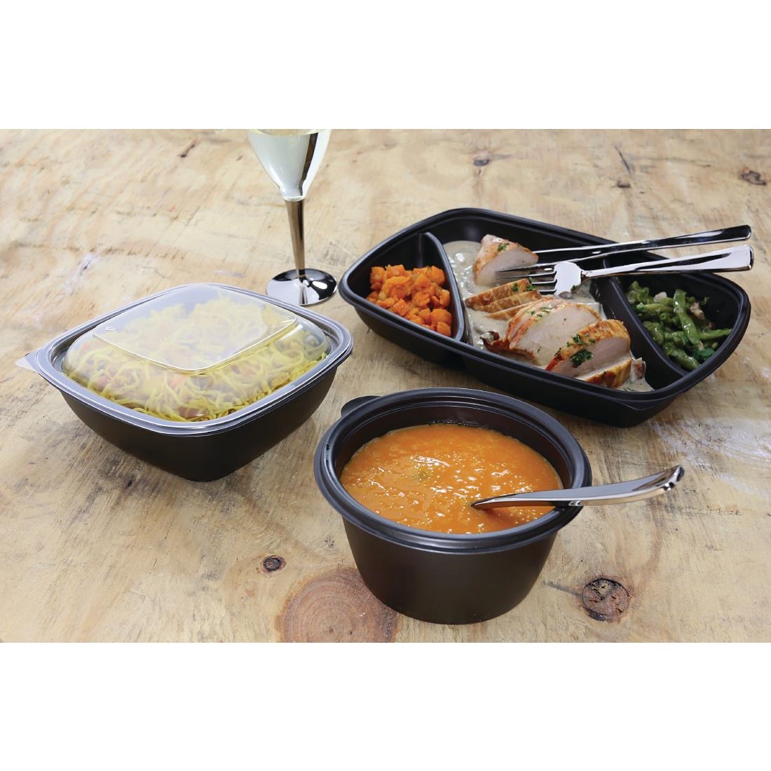 Fastpac Small Round Food Containers 375ml / 13oz (Pack of 500) - Image 7