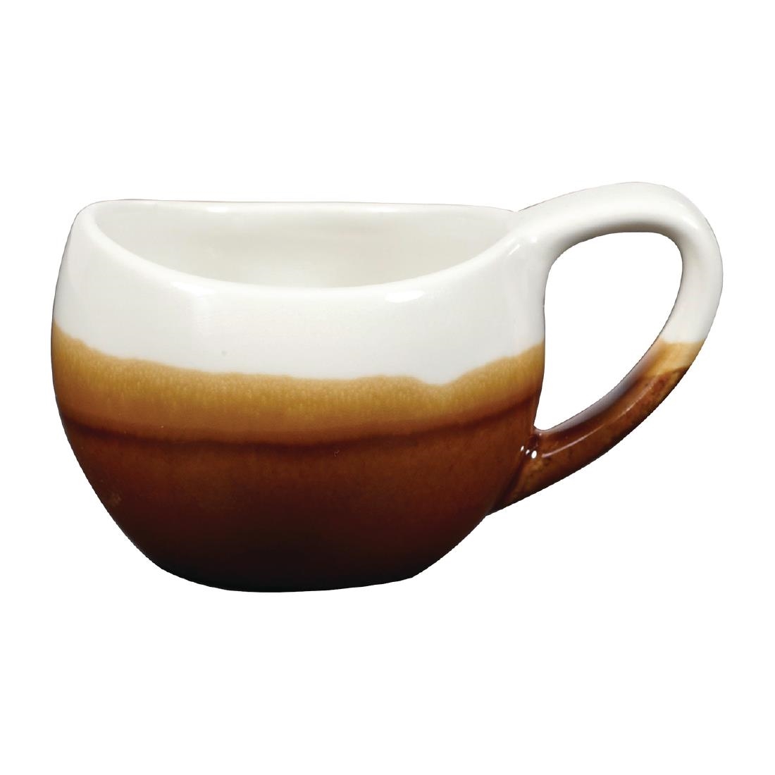 Churchill Monochrome Bulb Espresso Cups Cinnamon Brown 70ml (Pack of 6) - Image 2