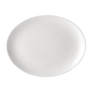 Utopia Pure White Oval Plates 250mm (Pack of 24)