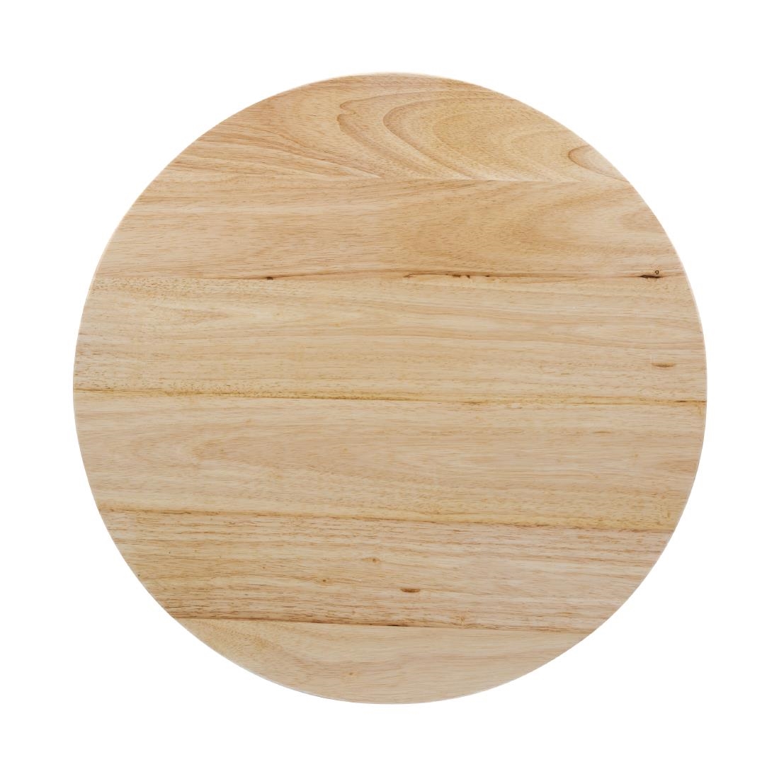 Bolero Pre-drilled Round Table Top Natural 600mm - Image 5