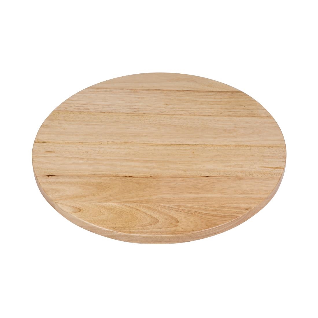 Bolero Pre-drilled Round Table Top Natural 600mm