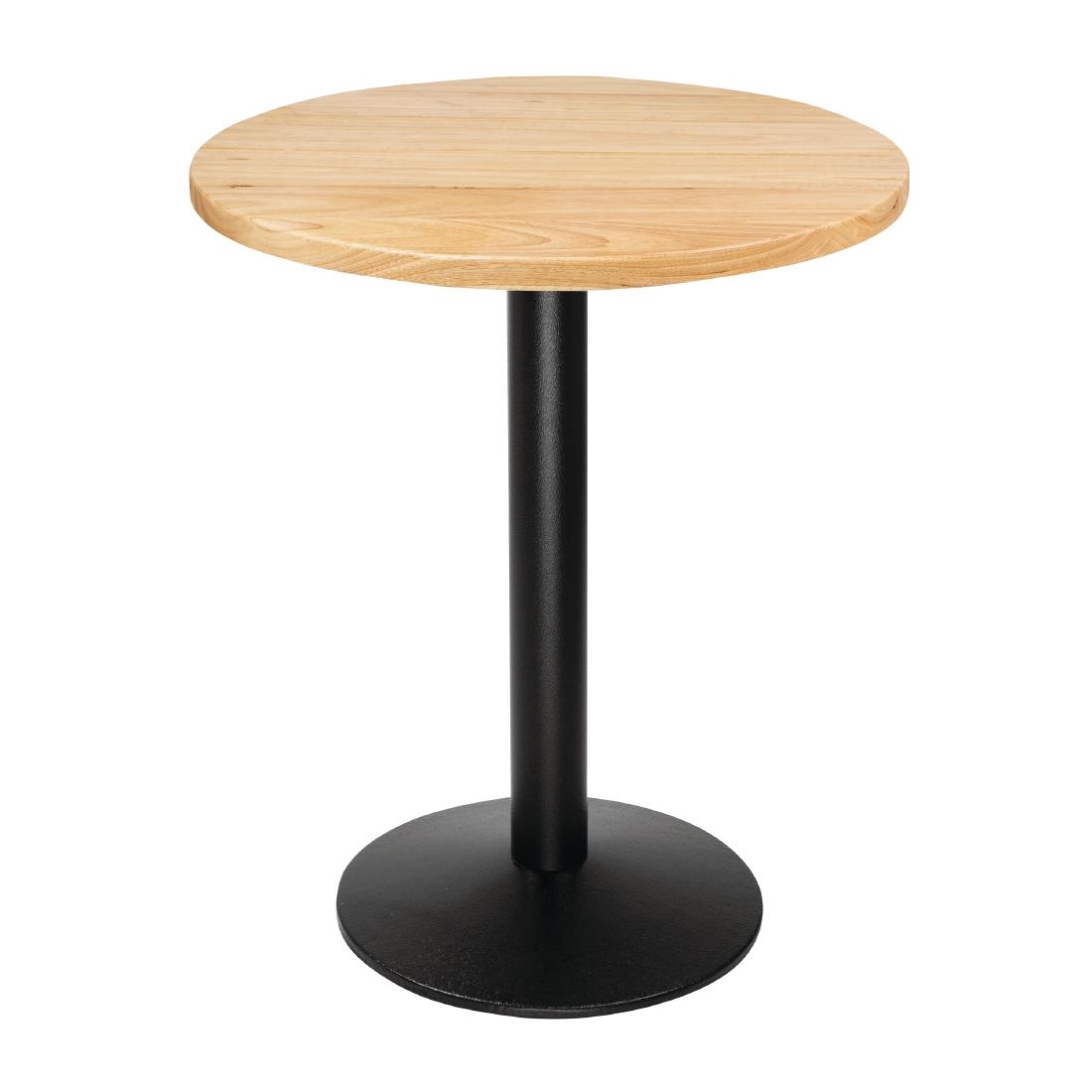 Bolero Pre-drilled Round Table Top Natural 600mm - Image 4