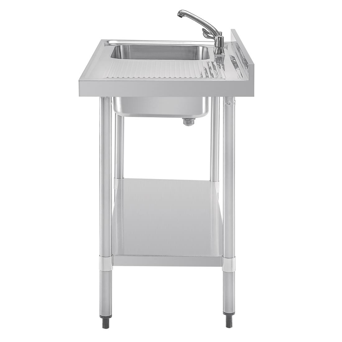 Vogue Single Sink Right Hand Drainer 1200mm - Image 3