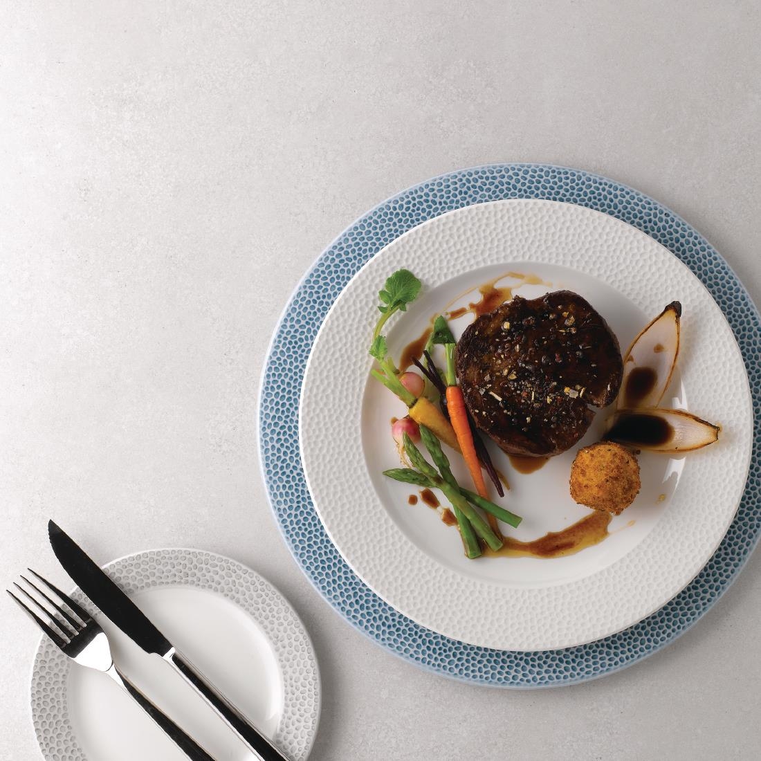 Churchill Isla Rimmed Soup White 249mm (Pack of 12) - Image 2