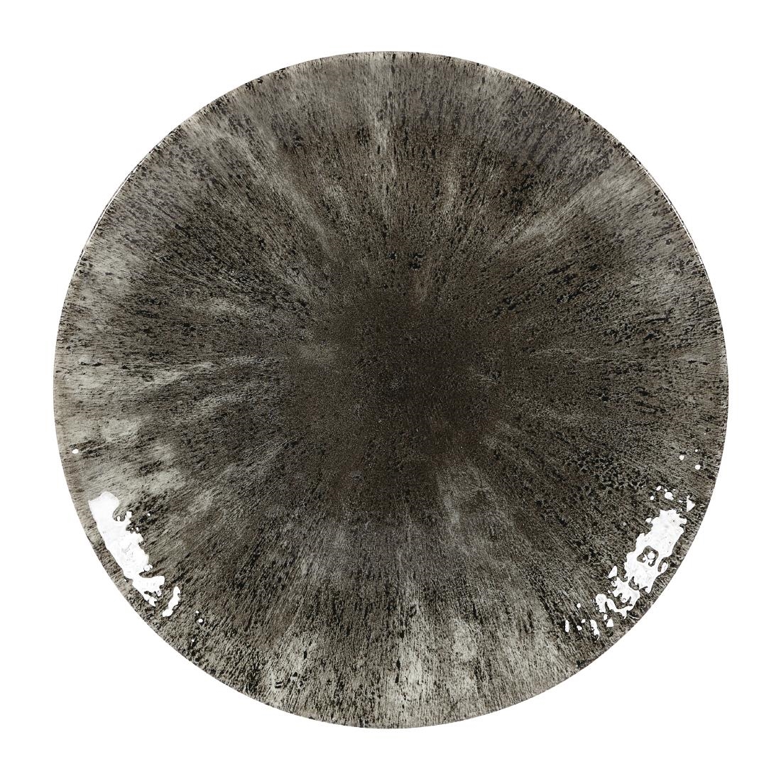Churchill Stone Quartz Black Evolve Coupe Plates 217mm (Pack of 12) - Image 3