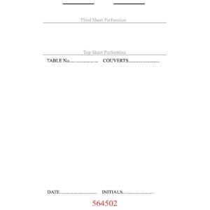 Restaurant Waiter Pads Triplicate (Pack of 50)