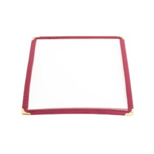 Olympia American Style Menu Cover A5 Burgundy