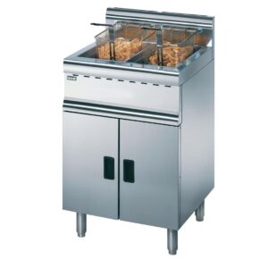 Lincat Twin Tank Twin Basket Free Standing Natural Gas Fryer J10