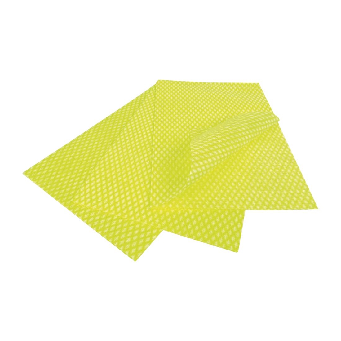 EcoTech Envirolite Super Antibacterial Cleaning Cloths Yellow (50 Pack) urneeds.co.uk