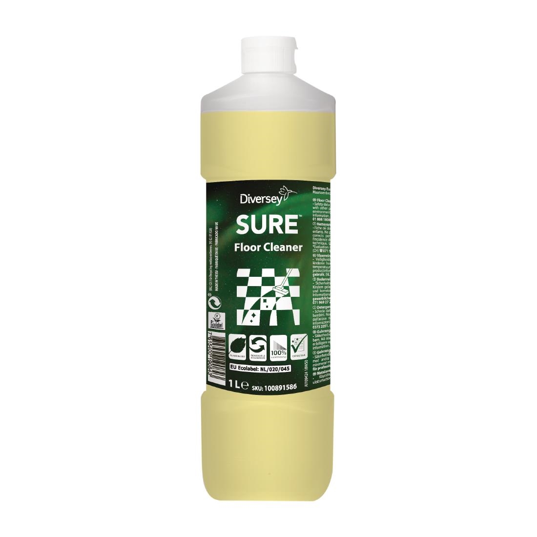 SURE Floor Cleaner Concentrate 1Ltr (6 Pack) - Image 2