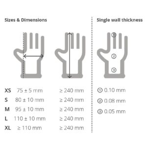 Pearl Powder-Free Nitrile Gloves Yellow Large (Pack of 100)