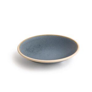 Olympia Canvas Shallow Tapered Bowl Blue Granite 200mm (Pack of 6)