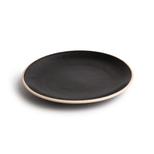 Olympia Canvas Concave Plate Delhi Black 270mm (Pack of 6)