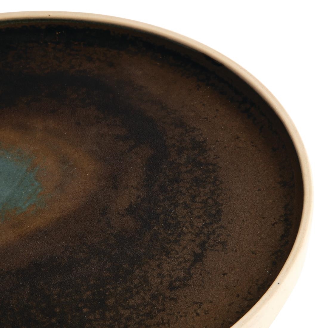 Olympia Canvas Flat Round Plate Green Verdigris 250mm (Pack of 6) - Image 3