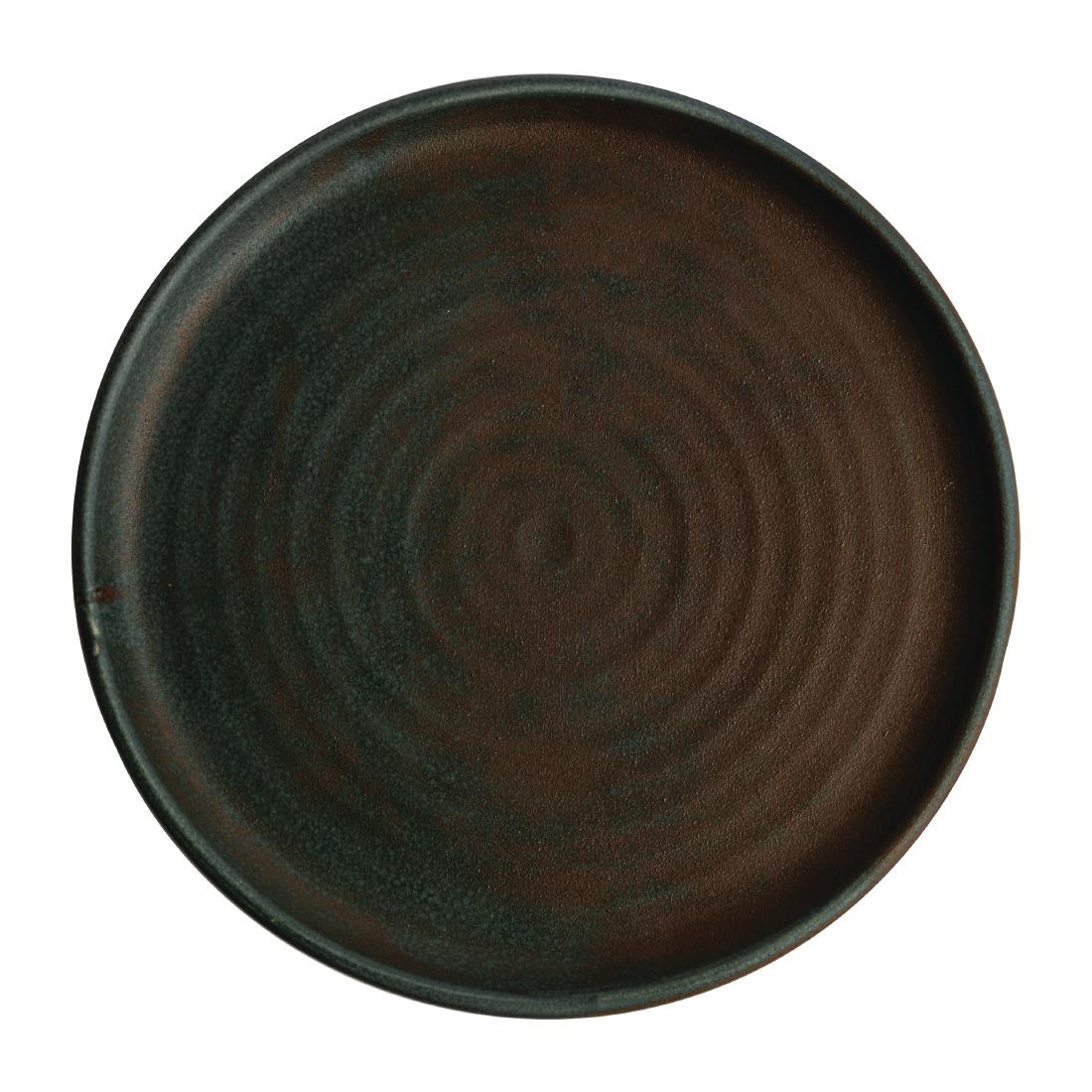 Olympia Canvas Small Rim Round Plate Green Verdigris 265mm (Pack of 6) - Image 6