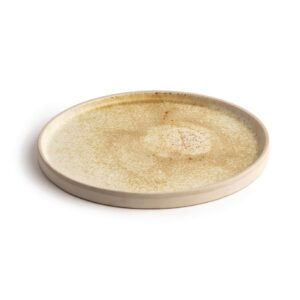Olympia Canvas Flat Round Plate Wheat 250mm (Pack of 6)