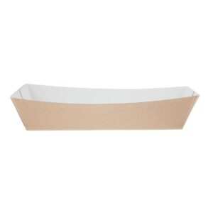 Colpac Compostable Kraft Food Trays Large 220mm (Pack of 250)