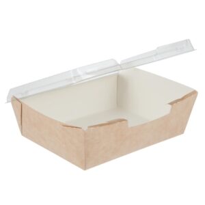 Colpac Combione Recyclable Kraft Food Trays With Lid 910ml / 32oz (Pack of 200)
