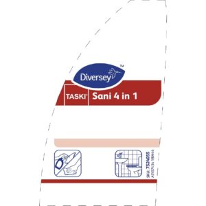 TASKI Sani 4-in-1 Refill Bottles 500ml (5 Pack)