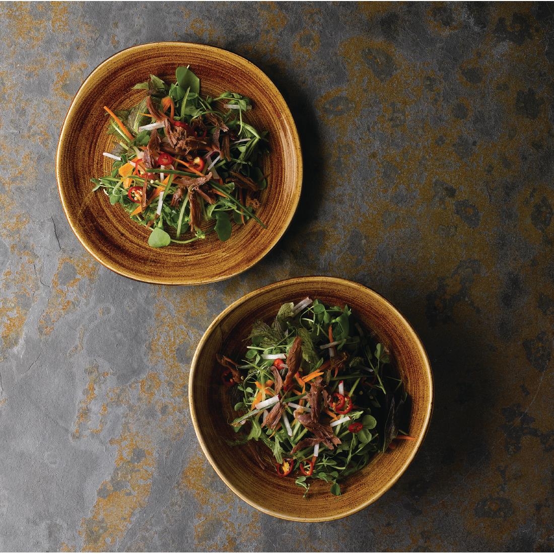 Churchill Stonecast Patina Coupe Bowls Vintage Copper 15oz 182mm (Pack of 12) - Image 3