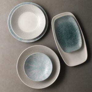 Churchill Stone Coupe Plates Aquamarine 260mm (Pack of 12)