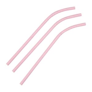 Fiesta Green Compostable Bendy Paper Straws Pink (Pack of 250)