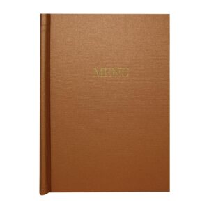 Slip Grip Menu Covers A4 Size Copper