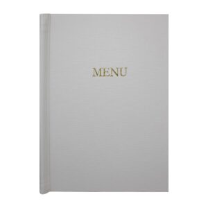 Slip Grip Menu Covers A4 Size White