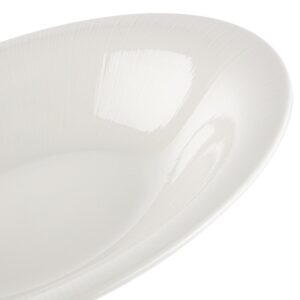 Royal Bone Ascot Embossed Wide Rim Bowl 300mm (Pack of 6)