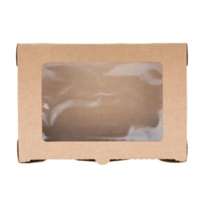 Fiesta Green Compostable Salad Boxes with PLA Windows 700ml (Pack of 200)