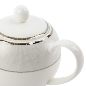 Royal Bone Afternoon Tea Silverline Tea Pot 450ml (Pack of 1)