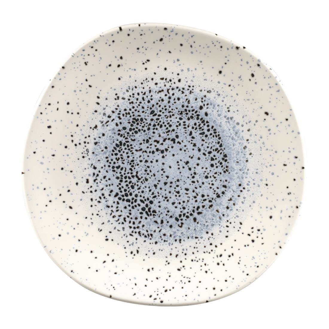 Churchill Studio Prints Mineral Blue Centre Organic Round Plates 286mm (Pack of 12) - Image 3