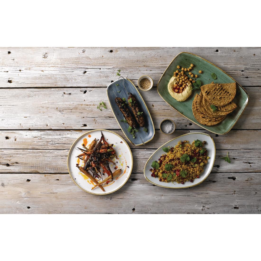 Churchill Stonecast Walled Chefs Plates Barley White 210mm (Pack of 6) - Image 7