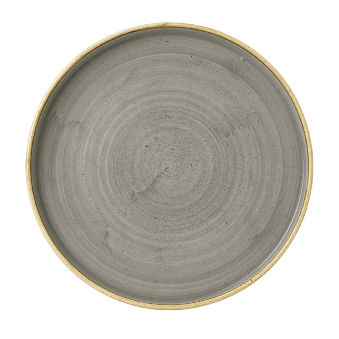 Churchill Stonecast Walled Chefs Plates Peppercorn Grey 260mm (Pack of 6) - Image 4