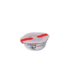 Pyrex Cook and Heat Round Dish with Lid 350ml
