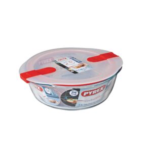 Pyrex Cook and Heat Round Dish with Lid 2.3Ltr