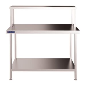 Holmes Stainless Steel Wall Prep Table Welded with Gantry 900mm