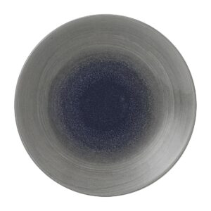 Churchill Stonecast Aqueous Deep Coupe Plates Grey 239mm (Pack of 12)