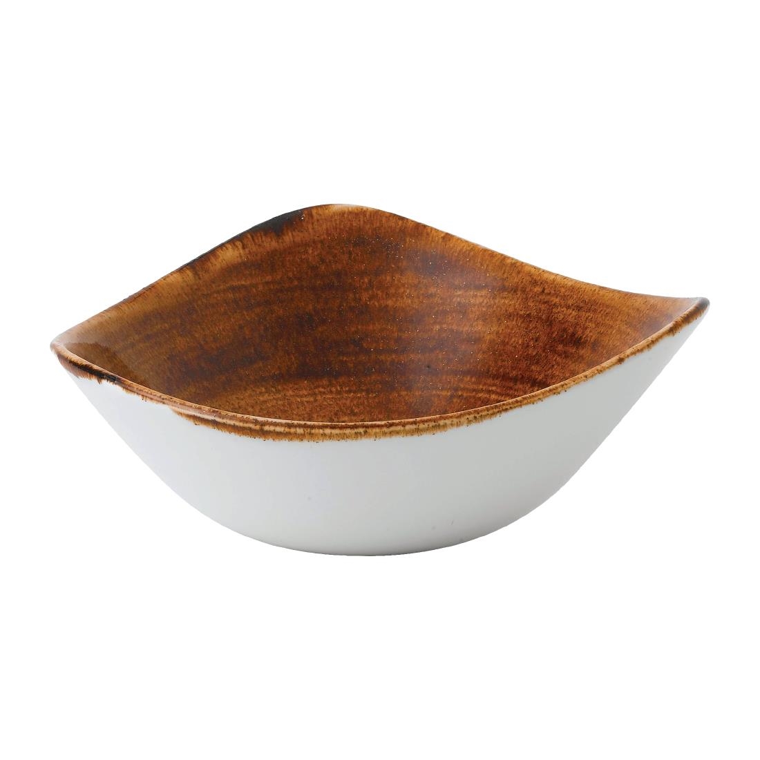 Churchill Stonecast Patina Lotus Bowl Vintage Copper 178mm (Pack of 12) - Image 2