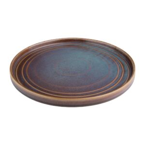 Olympia Cavolo Flat Round Plates Iridescent 270mm (Pack of 4)