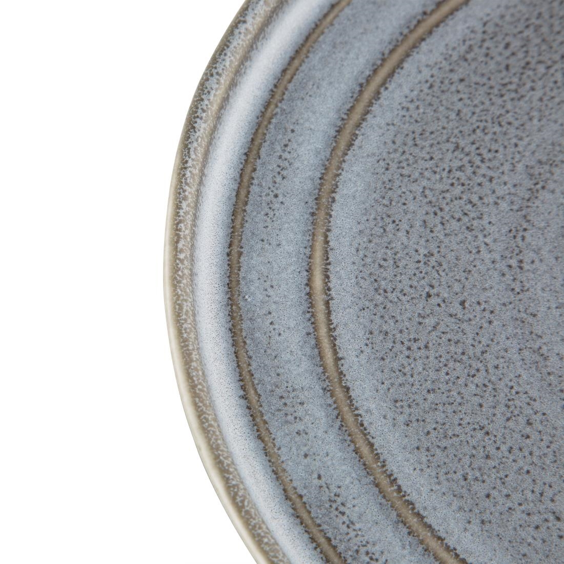 Olympia Cavolo Flat Round Plates Charcoal Dusk 180mm (Pack of 6) - Image 2