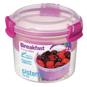 Sistema Dual Cereal and Yoghurt Container 530ml