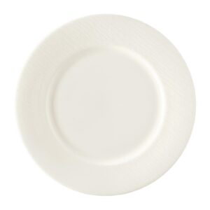 Royal Crown Derby Bark White Flat Rim Plate 215mm (Pack of 6)